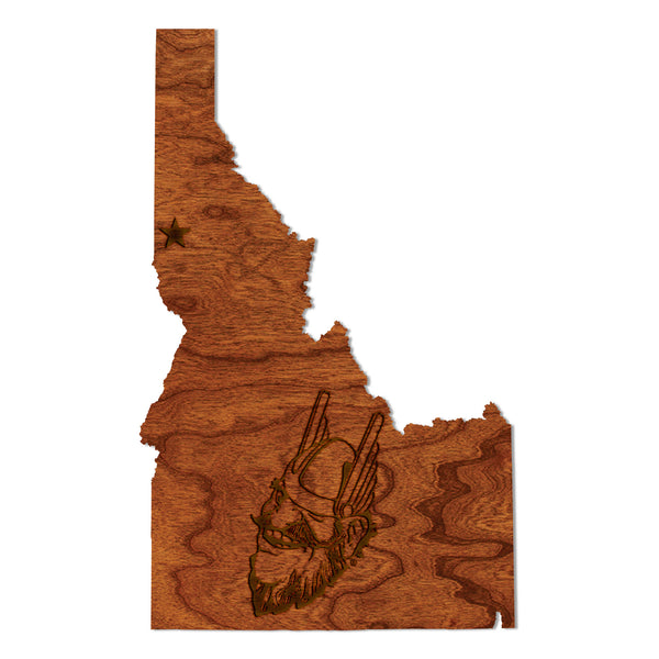 Idaho, University of Wall Hanging Joe Logo on State