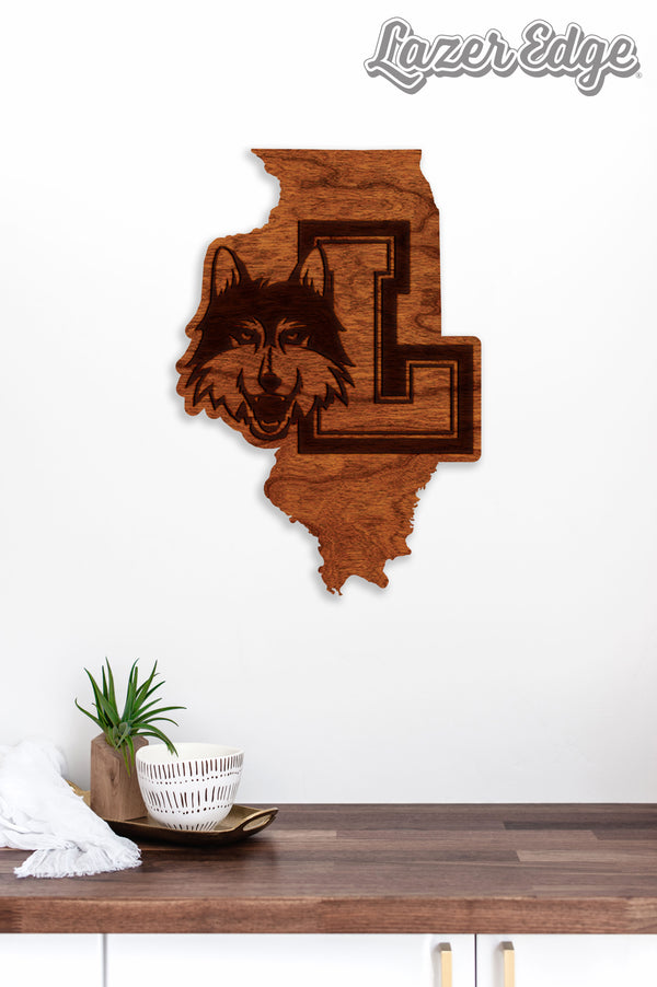 Loyola Chicago Wall Hanging Block L on State