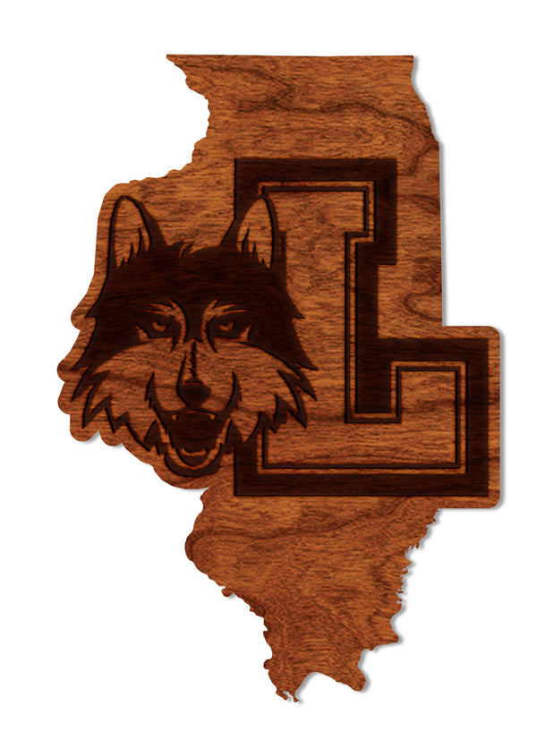 Loyola Chicago Wall Hanging Block L on State