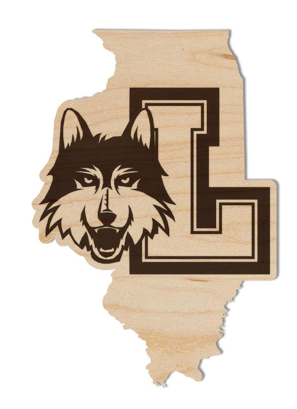 Loyola Chicago Wall Hanging Block L on State