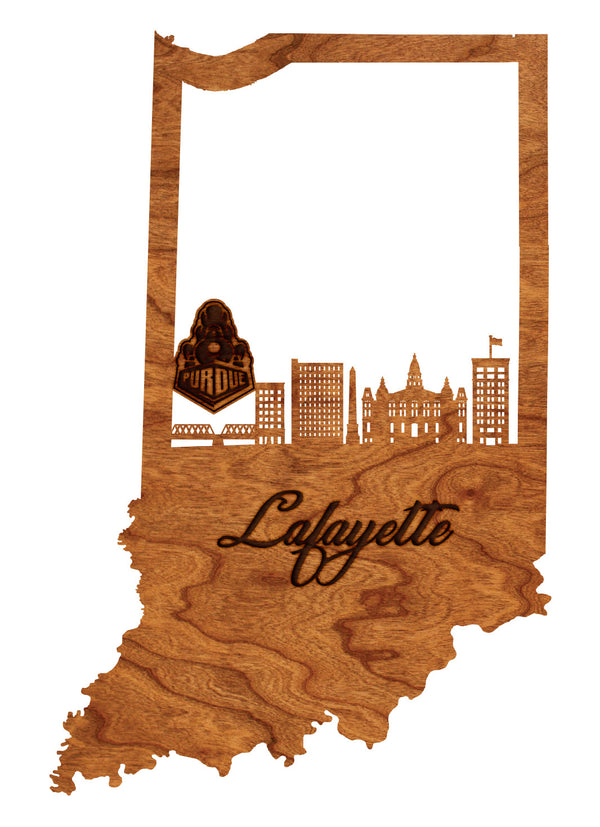 Purdue Wall Hanging Skyline