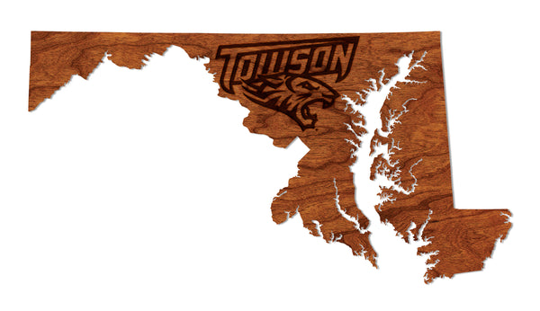 Towson University Wall Hanging Logo on State