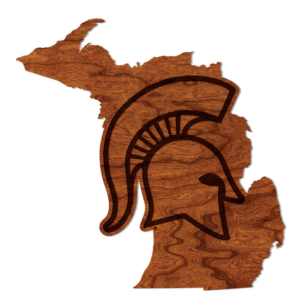 Michigan State University Wall Hanging Helmet on State