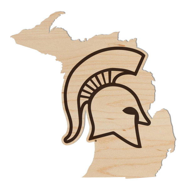 Michigan State University Wall Hanging Helmet on State