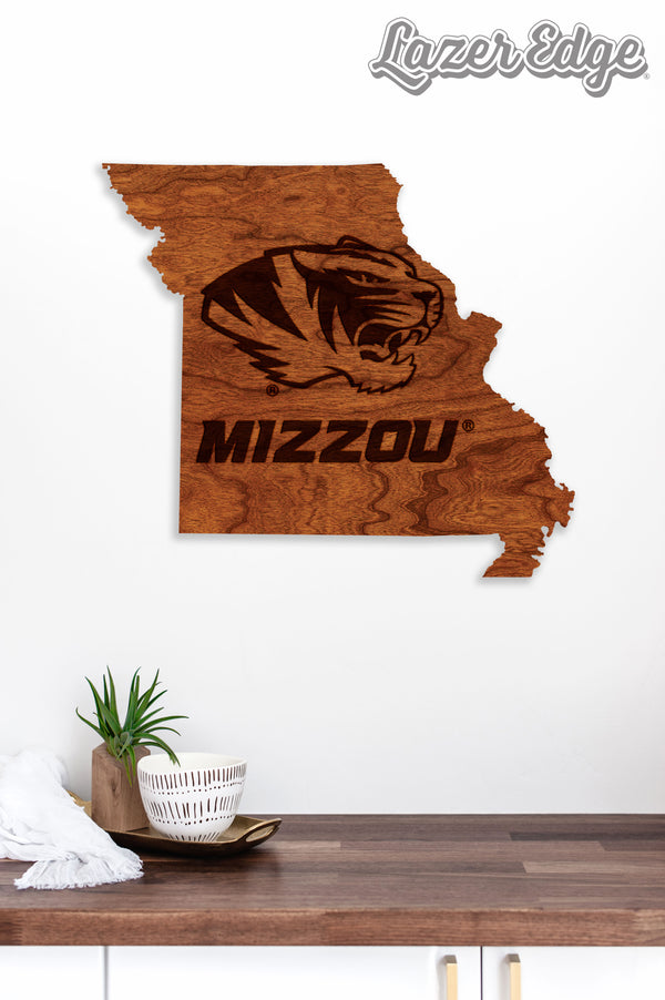 Missouri, University of Wall Hanging Tiger on State