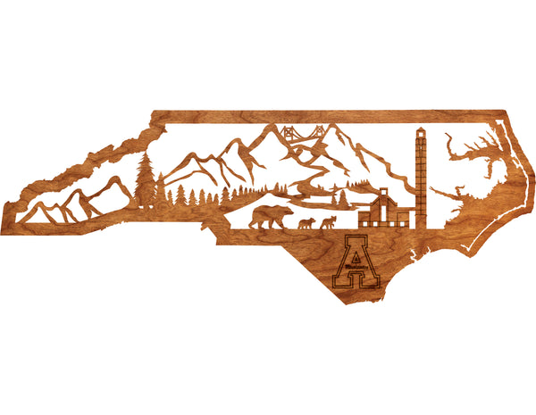 Appalachian State University Wall Hanging Skyline