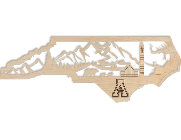 Appalachian State University Wall Hanging Skyline