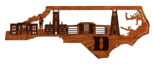 Duke University Wall Hanging Duke Skyline