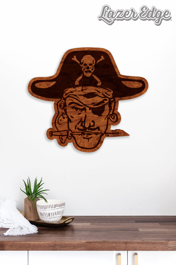 East Carolina University Wall Hanging Vault Pirate