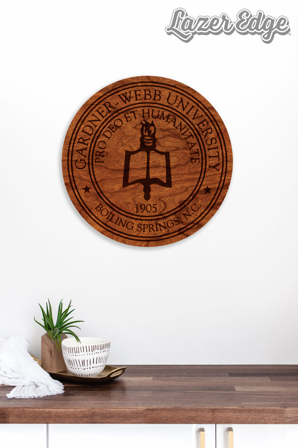 Gardner Webb University Wall Hanging Seal