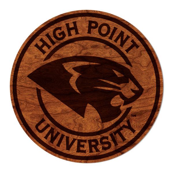 High Point University Wall Hanging Panther Circular