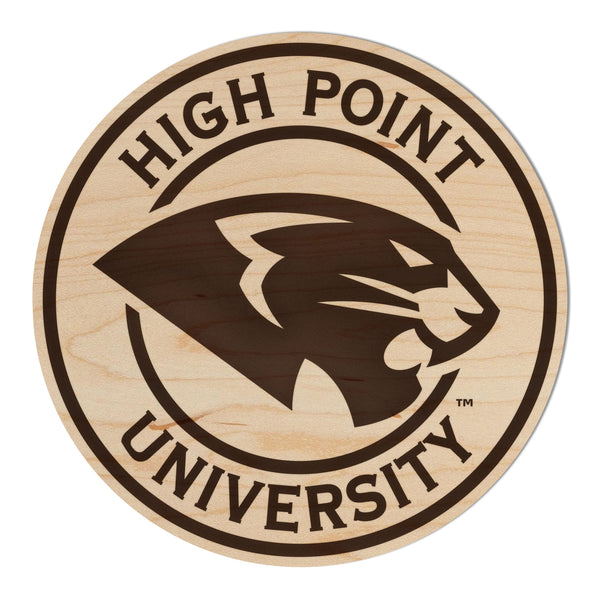 High Point University Wall Hanging Panther Circular