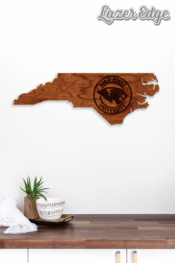 High Point University Wall Hanging Panther on State