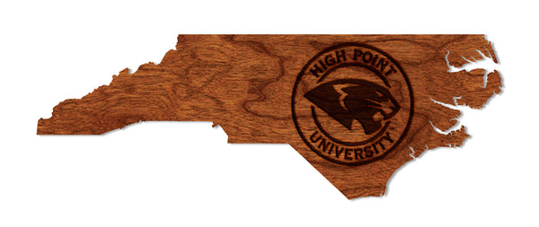 High Point University Wall Hanging Panther on State