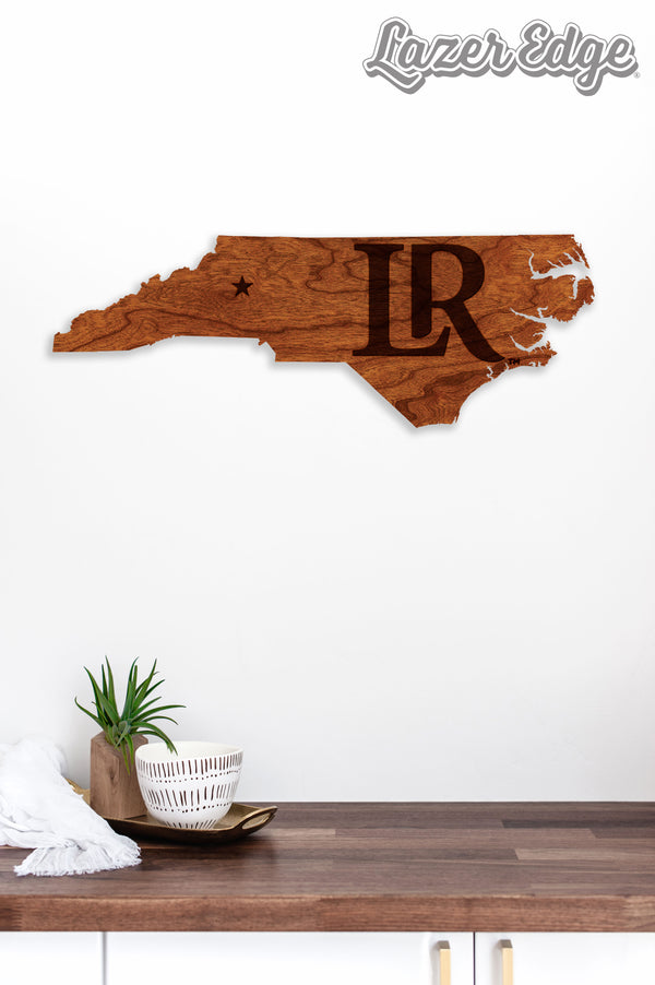 Lenoir Rhyne Wall Hanging LR on State