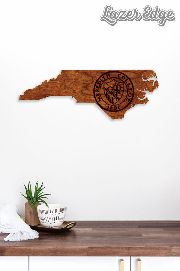 Meredith College Wall Hanging Seal on State