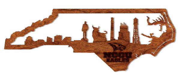 NC Central Wall Hanging NCCU Skyline