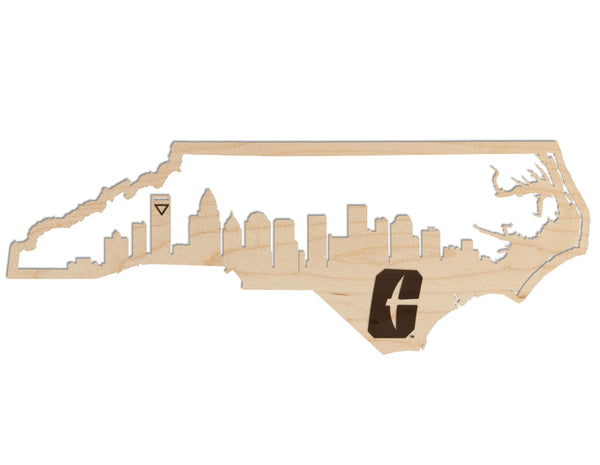 UNC Charlotte Wall Hanging Skyline