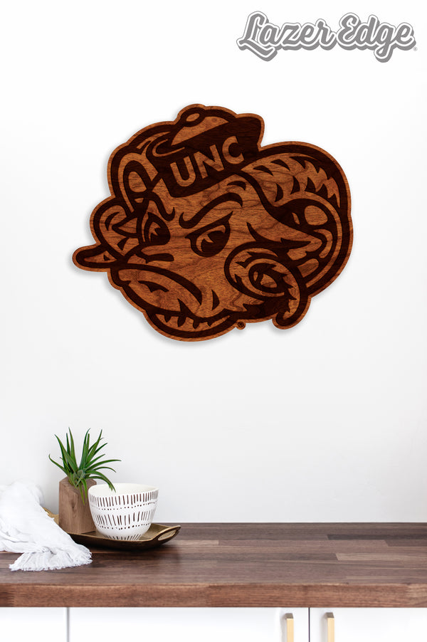 UNC Chapel Hill Wall Hanging Rameses Head