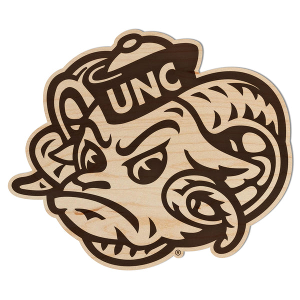 UNC Chapel Hill Wall Hanging Rameses Head