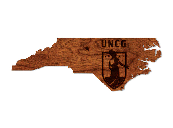 UNC Greensboro Wall Hanging Emblem on State