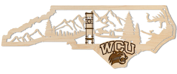 Western Carolina University Wall Hanging Skyline