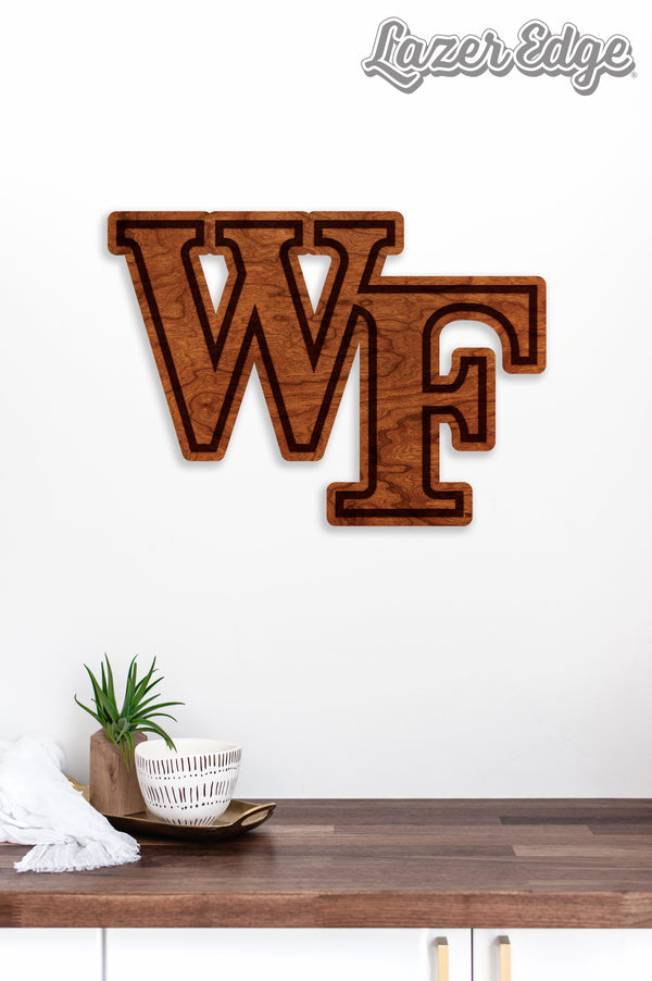 Wake Forest University Wall Hanging WF Logo