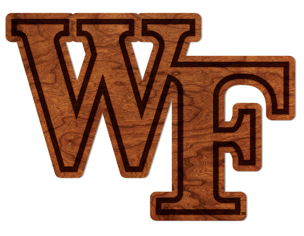 Wake Forest University Wall Hanging WF Logo