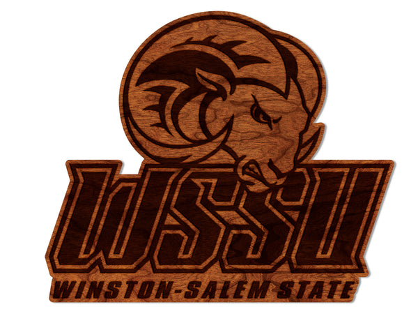 Winston Salem State Wall Hanging Rams WSSU Logo