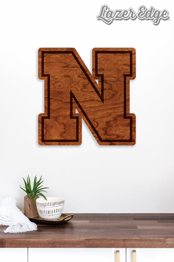 Nebraska-Lincoln Wall Hanging Block N Logo