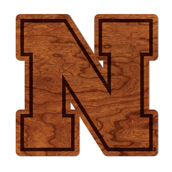 Nebraska-Lincoln Wall Hanging Block N Logo