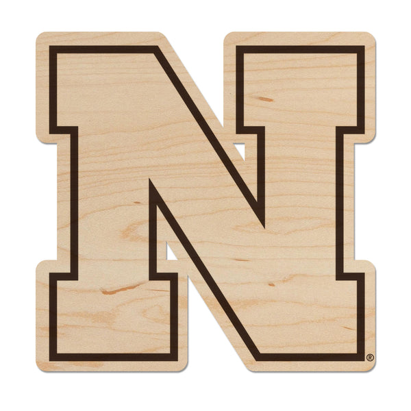 Nebraska-Lincoln Wall Hanging Block N Logo