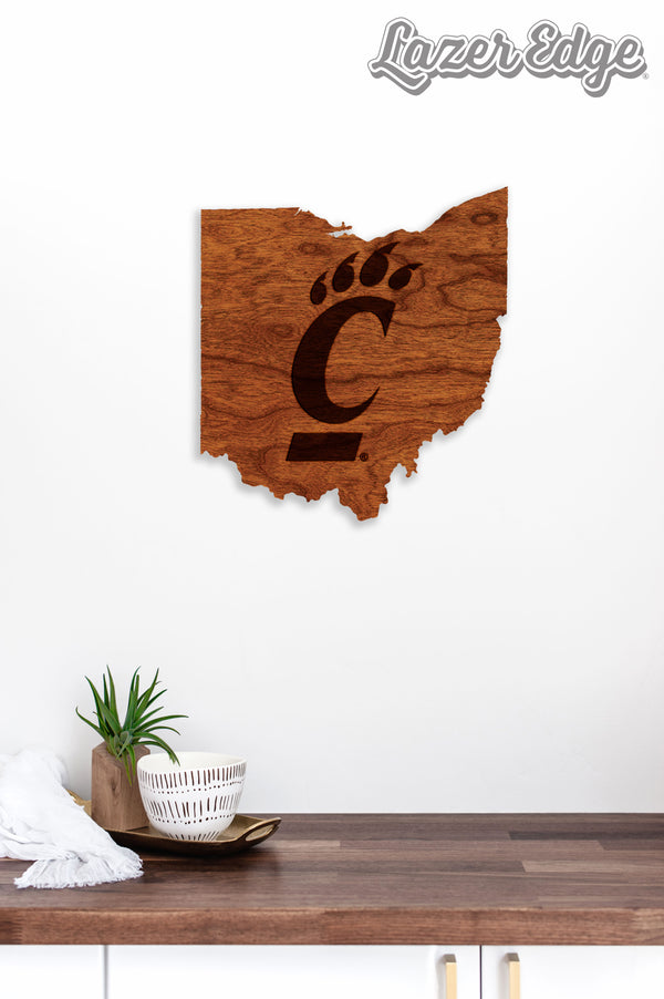 Cincinnati Wall Hanging Bearcat C on State