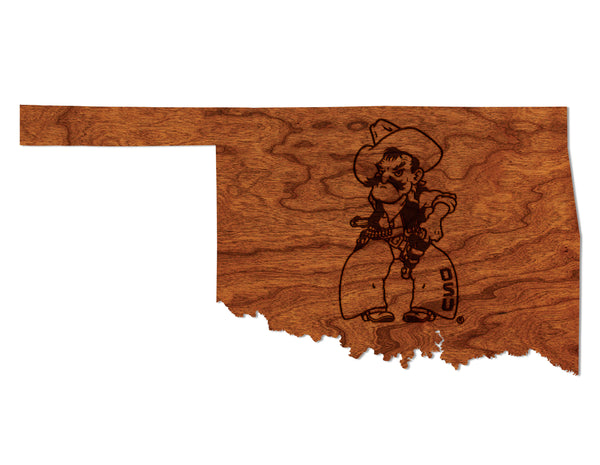 Oklahoma State University Wall Hanging Pistol Pete on State