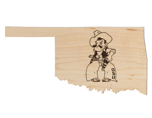 Oklahoma State University Wall Hanging Pistol Pete on State