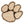 Load image into Gallery viewer, Clemson Wall Hanging Tiger Paw
