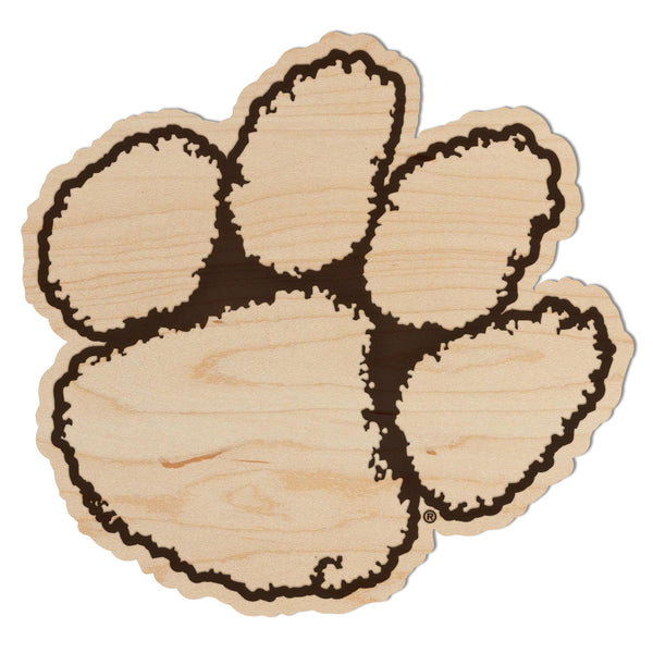 Clemson Wall Hanging Tiger Paw