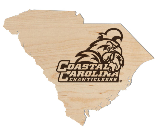 Coastal Carolina Wall Hanging Logo n on State