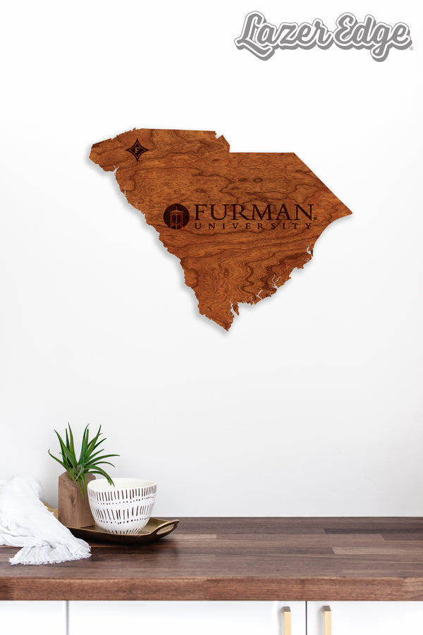 Furman University Wall Hanging Academic Logo on SC