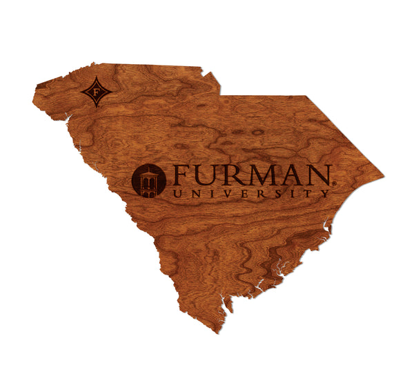 Furman University Wall Hanging Academic Logo on SC