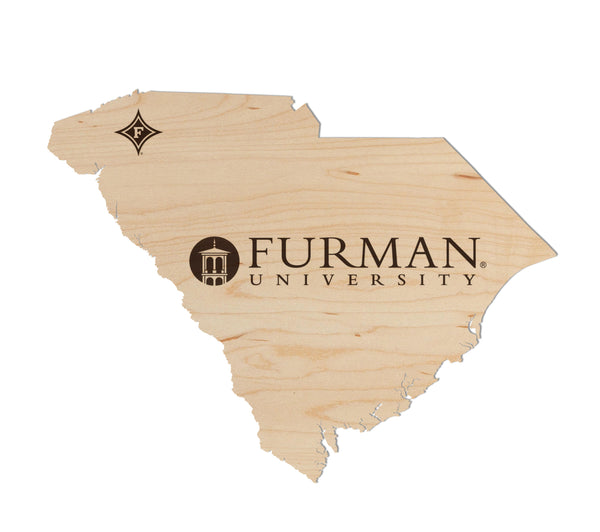 Furman University Wall Hanging Academic Logo on SC