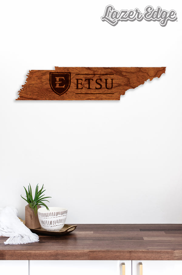 East Tennessee State University Wall Hanging ETSU on State