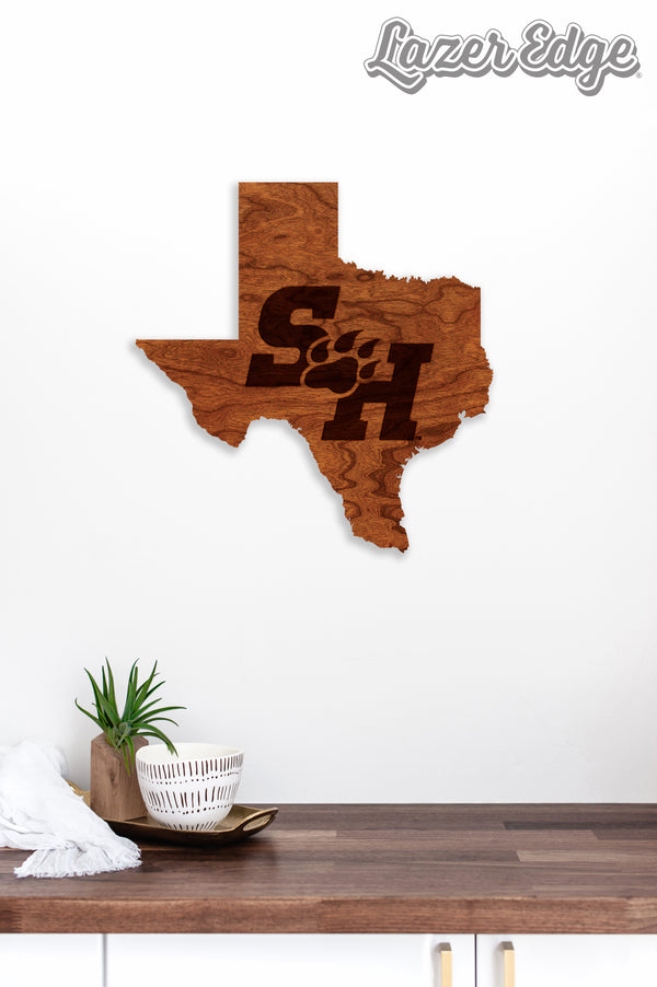 Sam Houston State Wall Hanging SHSU on State