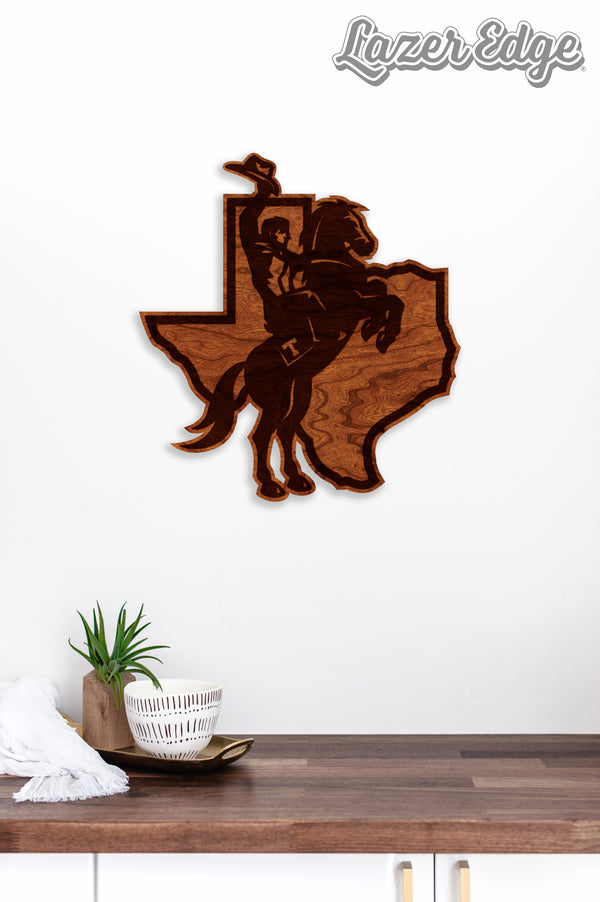 Tarleton State University Wall Hanging Texans on State