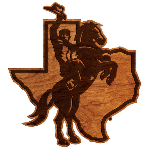 Tarleton State University Wall Hanging Texans on State