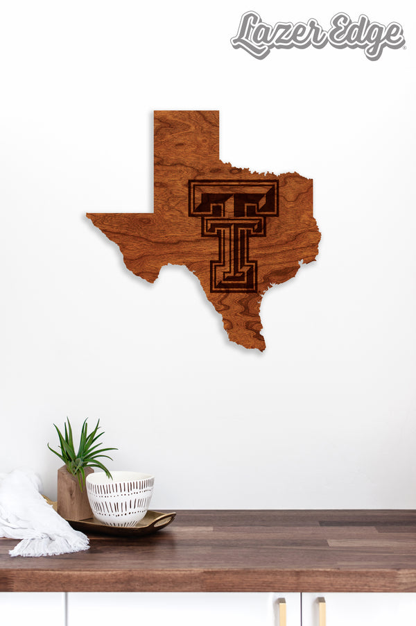 Texas Tech Wall Hanging TT on State