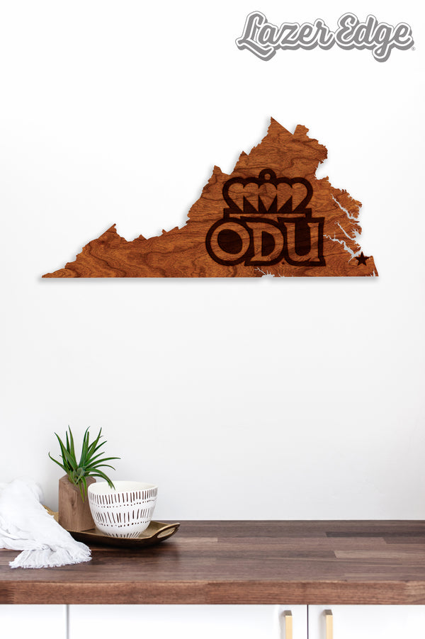 Old Dominion University Wall Hanging Old Dominion University ODU on Outline