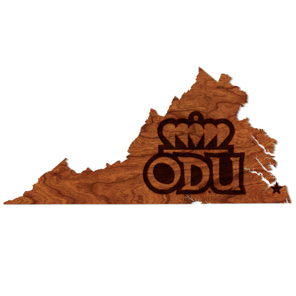 Old Dominion University Wall Hanging Old Dominion University ODU on Outline