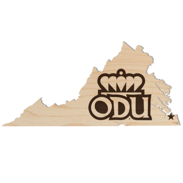 Old Dominion University Wall Hanging Old Dominion University ODU on Outline