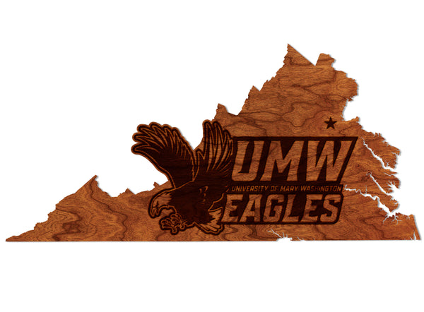 University of Mary Washington Wall Hanging University of Mary Washington Logo on State